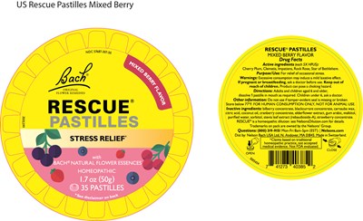 Container Labelling (Fda Sub 3005348 Us Rescue Pastilles Mixed Berry)